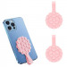 Держатель-присоска для телефона Double Side Silicone with a Strap (Pink) в магазине vchehle.ua