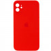 Чехол Silicone Case Square Full Camera Protective (AA) для Apple iPhone 11 (6.1") (Красный / Red)