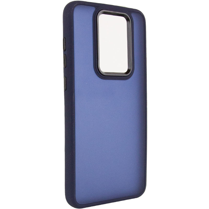 Чехол TPU+PC Lyon Frosted для Xiaomi Redmi Note 9 / Redmi 10X (Navy Blue)