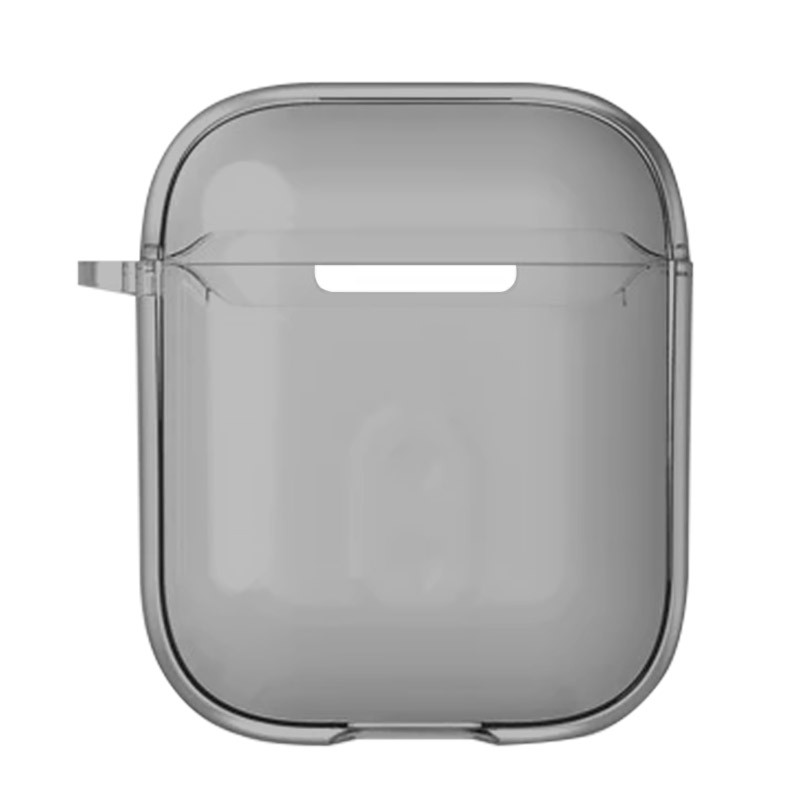 Фото Футляр TPU Colorful для наушников Airpods 1/2 (Black) на vchehle.ua