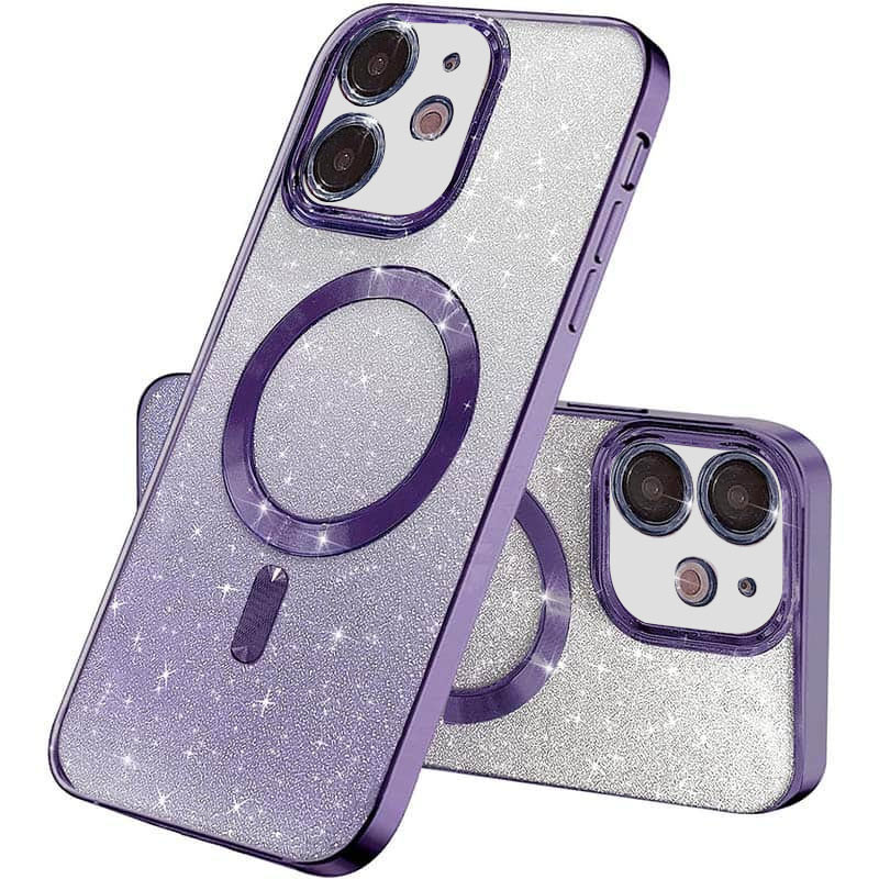 TPU чохол Delight case with Magnetic Safe з захисними лінзами на камеру на Apple iPhone 11 (6.1") (Фіолетовий / Purple)