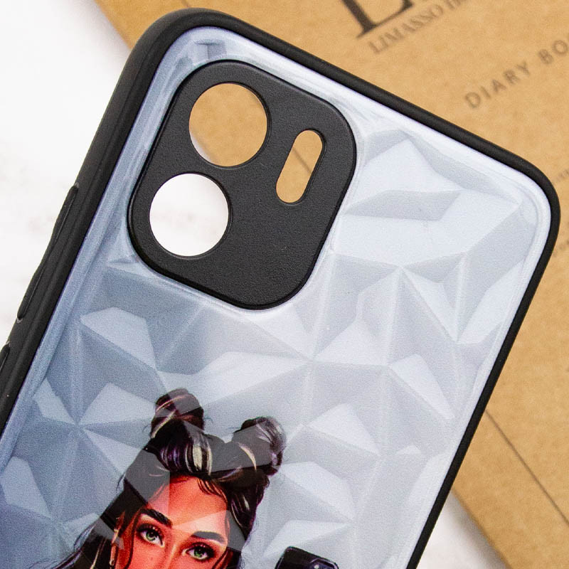 TPU+PC чохол Prisma Ladies на Xiaomi Redmi A1 / A2 (Black in White) в магазині vchehle.ua