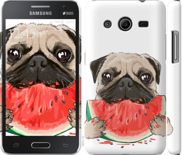 

Чохол Мопс і кавун на Samsung Galaxy Core 2 G355 843456