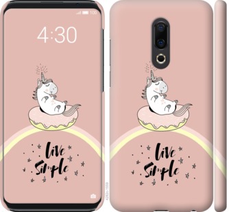 

Чехол Единорожка в пончике для Meizu 16th 719407