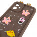 Чехол TPU Toys Case with Ears для Samsung Galaxy A06 (Brown) в магазине vchehle.ua