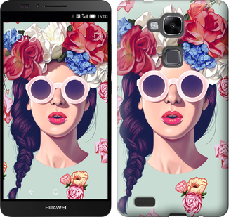 

Чохол Дівчина з квітами на Huawei Ascend Mate 7 95820