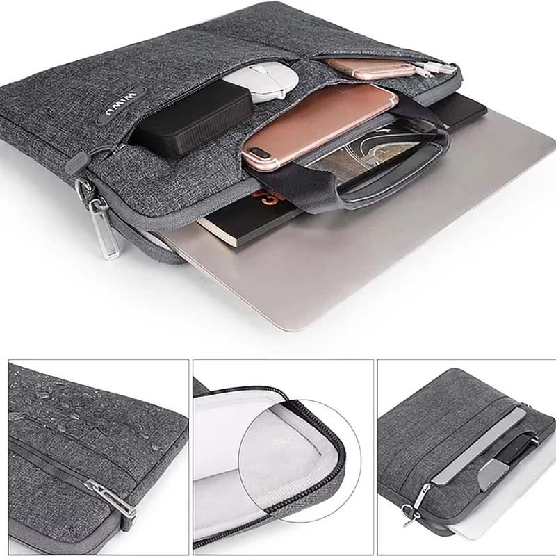 Фото Сумка для ноутбука WIWU City Commuter Bag 15.6" (Grey) в магазине vchehle.ua