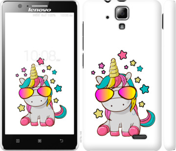 

Чохол Єдиноріг в окулярах на Lenovo A536 911663