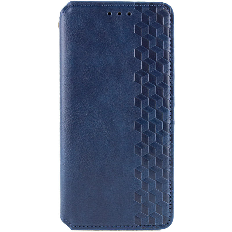 Шкіряний чохол книжка GETMAN Cubic (PU) на Samsung Galaxy S24 (Синій)