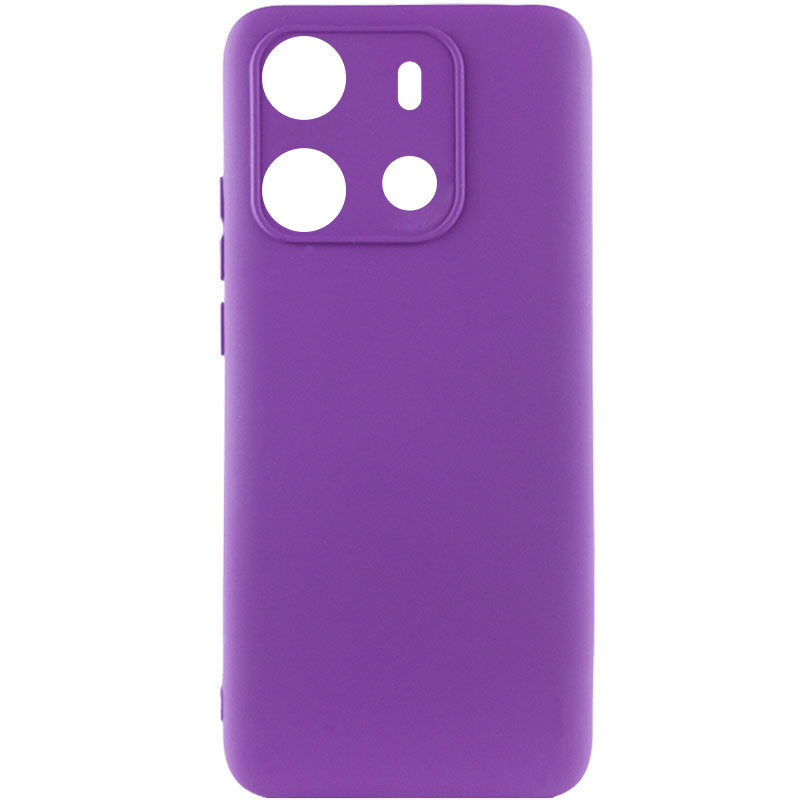 Чехол Silicone Cover Lakshmi Full Camera (A) для Tecno Spark Go 2023 (Фиолетовый / Purple)