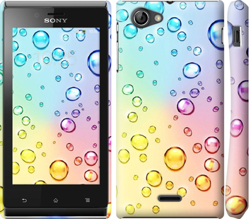 

Чехол Пузырьки для Sony Xperia J ST26i 329106