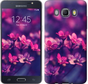 Чехол Пурпурные цветы для Samsung Galaxy J5 (2016) J510H