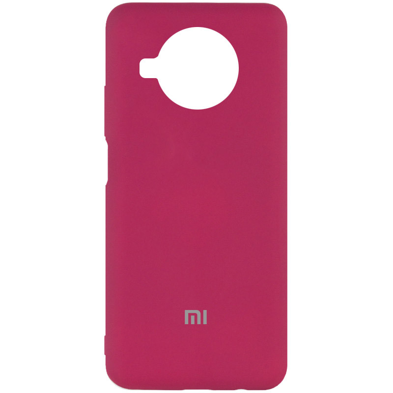 Чехол Silicone Cover My Color Full Protective (A) для Xiaomi Mi 10T Lite / Redmi Note 9 Pro 5G (Бордовый / Marsala)