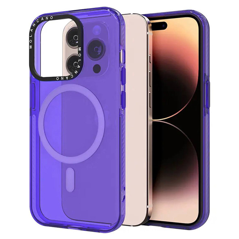 Фото TPU чехол Molan Cano Magnetic Jelly для Apple iPhone 15 Pro Max (6.7") (Purple) в магазине vchehle.ua