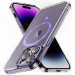 Фото Чехол TPU+PC Colorful with Magnetic Safe для Apple iPhone 14 Pro (6.1") (Purple) на vchehle.ua