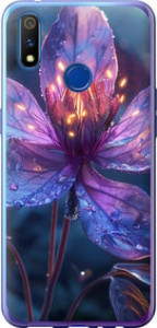 Чехол Магический цветок для Realme 3 Pro