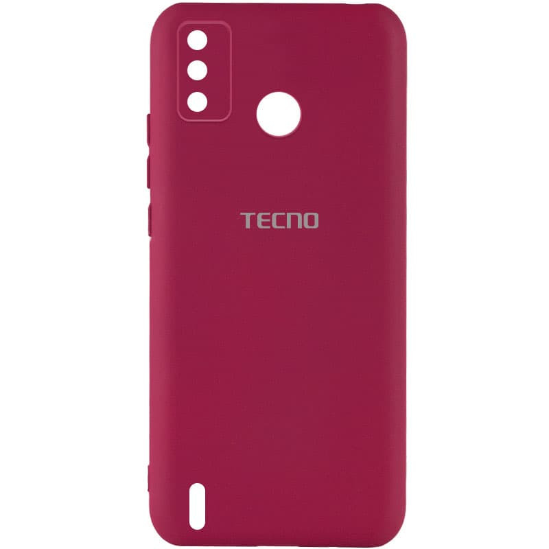 

Чохол Silicone Cover My Color Full Camera (A) на TECNO Spark 6 Go (Бордовий / Marsala) 1234667