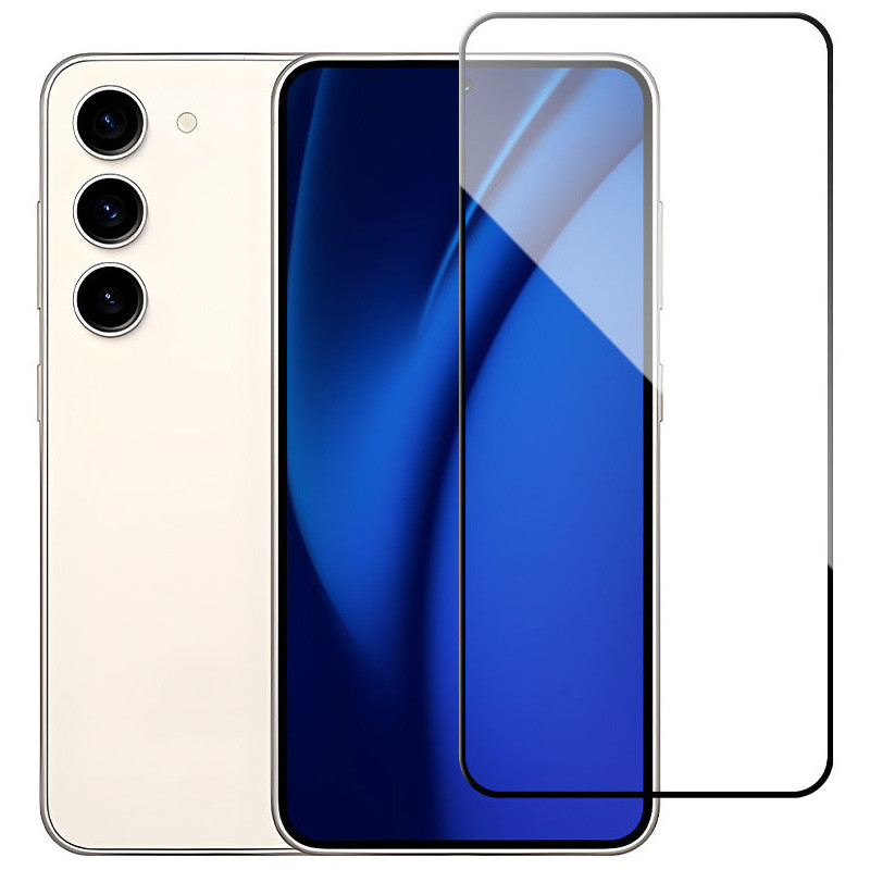 Захисне 2.5D скло Blueo Full Cover HD на Samsung Galaxy S25+ / S24+ (Чорний) в магазині vchehle.ua