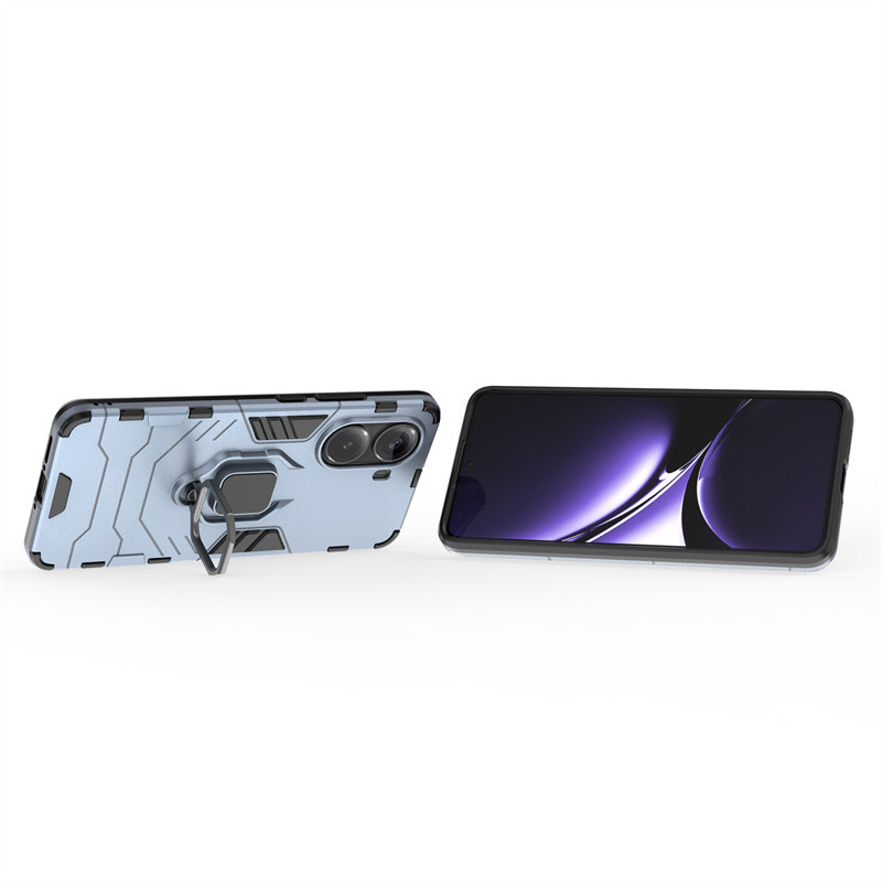 Фото Ударопрочный чехол Transformer Ring for Magnet для Xiaomi Poco X7 Pro (Серый / Metal slate) в магазине vchehle.ua