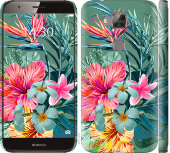 

Чохол Тропічні квіти v1 для Huawei G8 845260