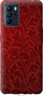 

Чехол Чехол цвета бордо для Oppo Reno6 Z 1220091