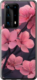 Чехол Пурпурная сакура для Huawei P40 Pro Plus