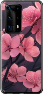 Чехол Пурпурная сакура для Huawei P40 Pro Plus