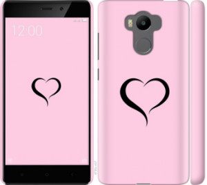 Чехол Сердце 1 для Xiaomi Redmi 4 pro
