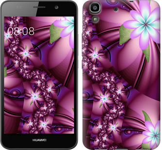 

Чехол Цветочная мозаика для Huawei Y6 384204