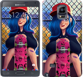 

Чехол Прикольная девочка со скейтбордом для Samsung Galaxy A8 Plus 2018 A730F 618094