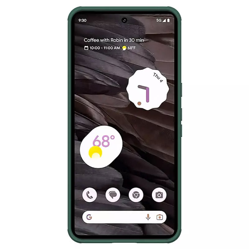 Фото Карбоновая накладка Nillkin CamShield Pro для Google Pixel 8 (Deep Green) на vchehle.ua