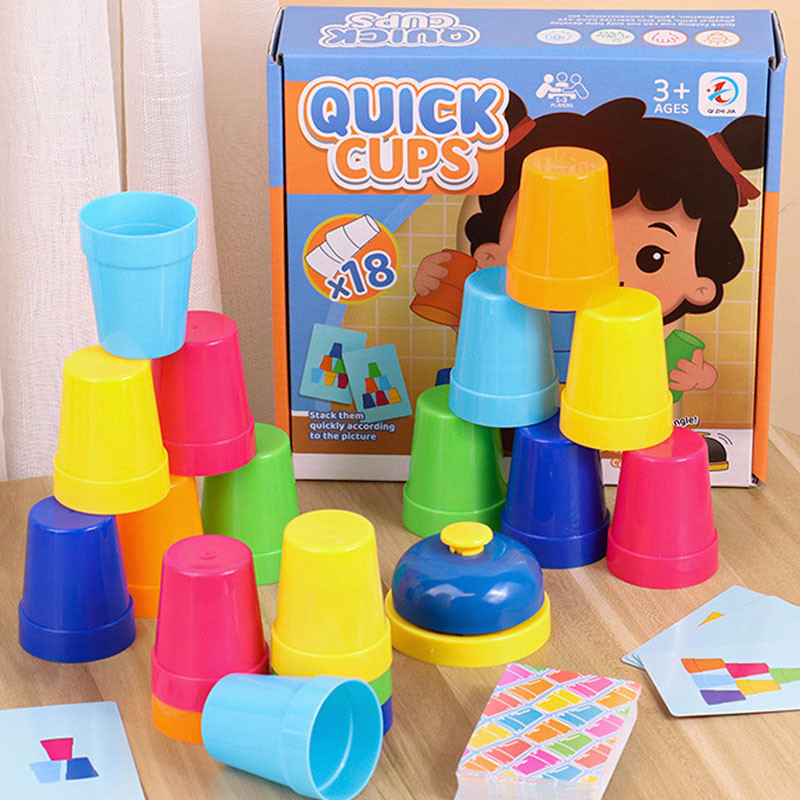 Фото Настольная интерактивная игра Ummi 22051 Quick Cups (Blue / Orange) в магазине vchehle.ua