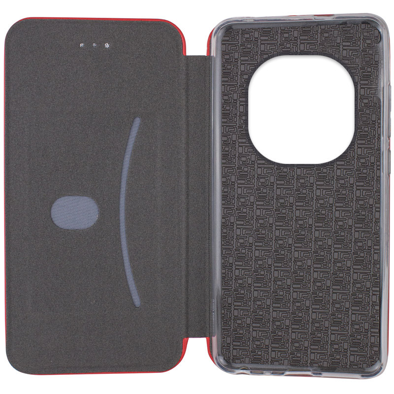 Кожаный чехол-книжка Classy для Xiaomi Redmi Note 14 Pro 5G / 14 Pro+ 5G (Красный) в магазине vchehle.ua