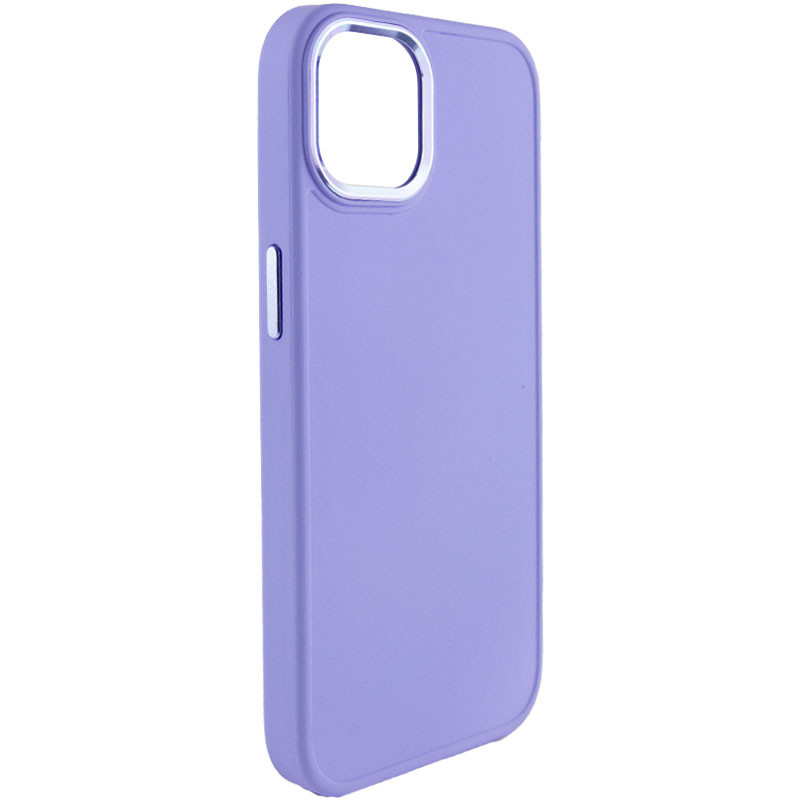 TPU чехол Bonbon Metal Style для Apple iPhone 14 (6.1") (Сиреневый / Dasheen)