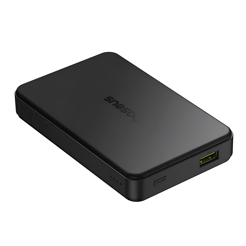 Портативний ЗП Power Bank Baseus Airpow II OS Qi2 22.5W з БЗП 10000 mAh (P10080000) (Cosmic Black) в магазині vchehle.ua