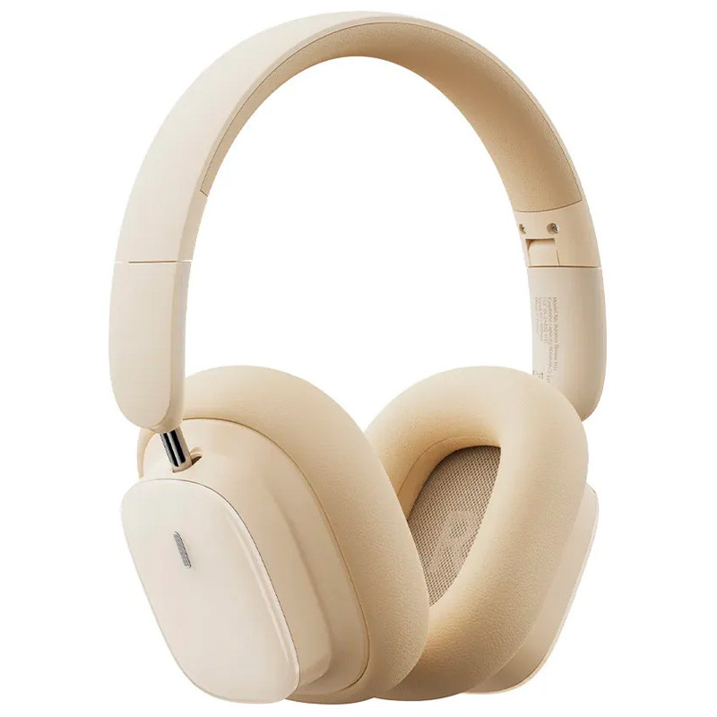 Фото Накладные беспроводные наушники Baseus Bowie H1i Noise-Cancellation (A00050402) (Stellar White) на vchehle.ua