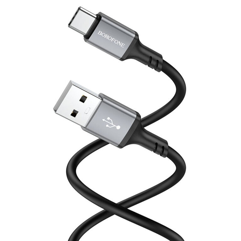 Фото Дата кабель Borofone BX83 Famous USB to Type-C 3A (1m) (Black) на vchehle.ua