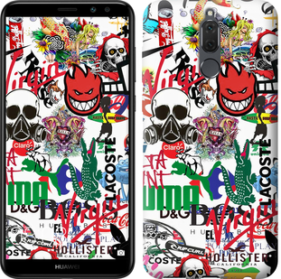 

Чехол Many different logos для Huawei Mate 10 Lite 638158
