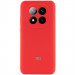 Чехол Silicone Cover Full Camera (AA) для Xiaomi Redmi Note 14 Pro 4G (Красный / Red)