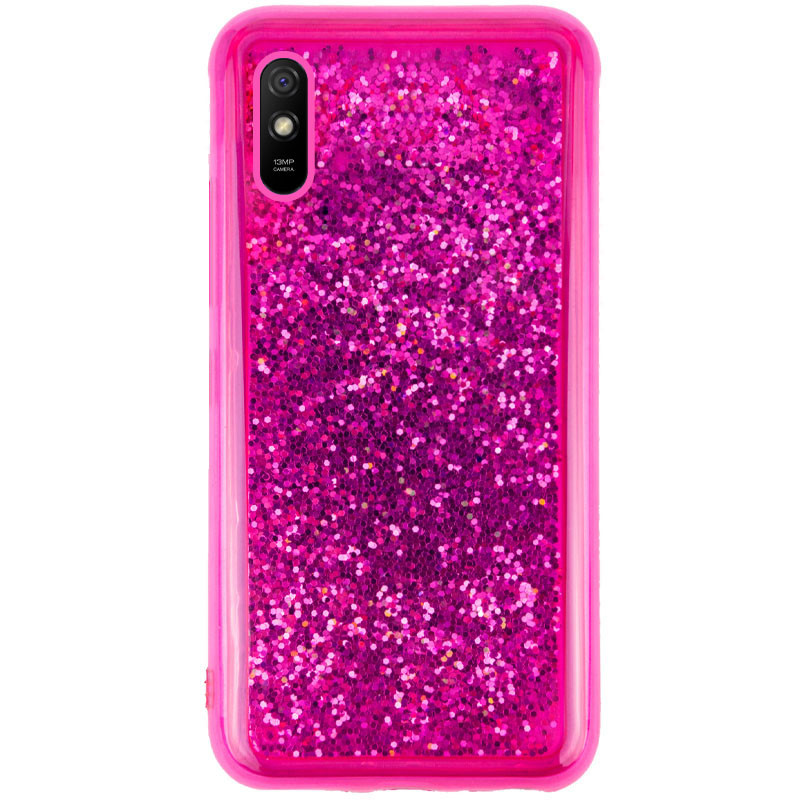 

TPU+PC чехол Sparkle (glitter) для Xiaomi Redmi 9A (Малиновый) 1062702