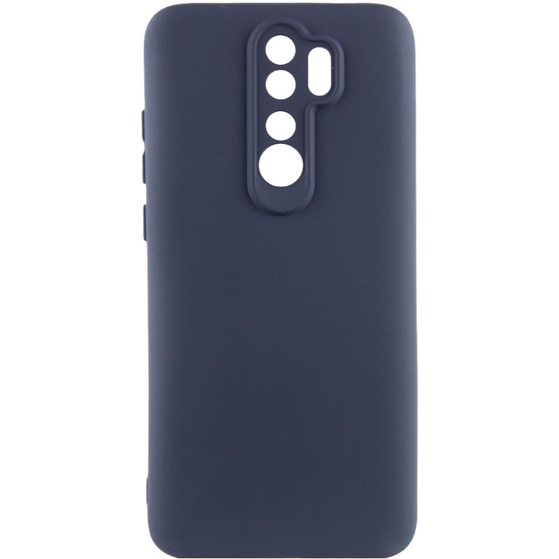 Чохол TPU GETMAN Liquid Silk Full Camera на Xiaomi Redmi 9 (Синій / Midnight Blue)