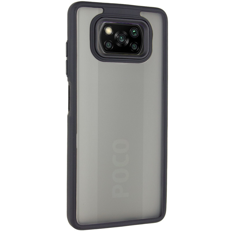 Чохол TPU+PC Lyon Frosted на Xiaomi Poco X3 NFC / Poco X3 Pro (Black)