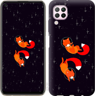 Чехол Лисички в космосе для Huawei P40 Lite
