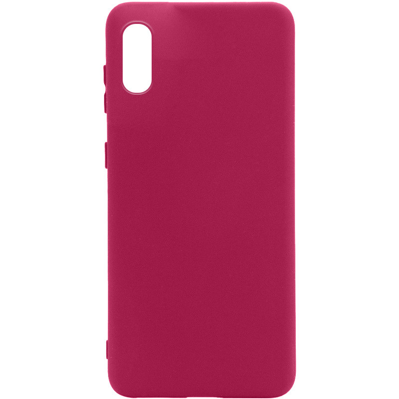 

Чохол Silicone Cover Full without Logo (A) на Samsung Galaxy A02 (Бордовий / Marsala) 1116038