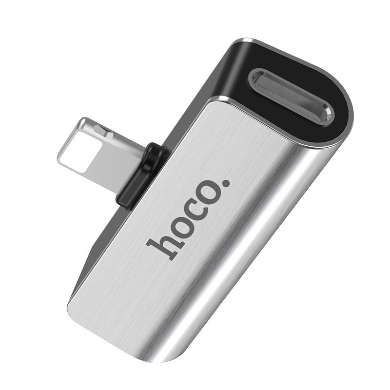 

Перехідник Hoco LS25 Lightning to 3,5 AUX (Сталевий) 784329