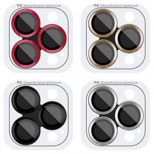 Защитное стекло Metal Classic на камеру (в упак.) для Apple iPhone 14 Pro (6.1") / 14 Pro Max (6.7")