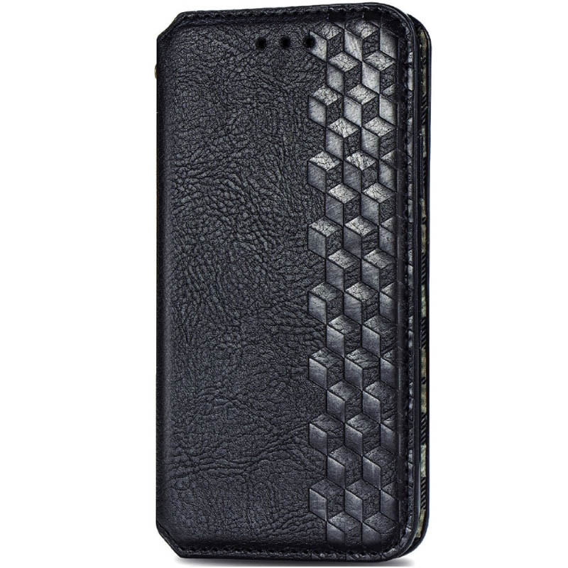Шкіряний чохол-книжка GETMAN Cubic (PU) на Xiaomi Redmi Note 9 / Redmi 10X (Чорний)