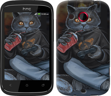 

Чохол gamer cat на HTC Desire C A320e 635341