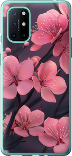 Чохол Пурпурна сакура на OnePlus 8T