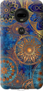 Чехол Золотой узор для Motorola Moto G7